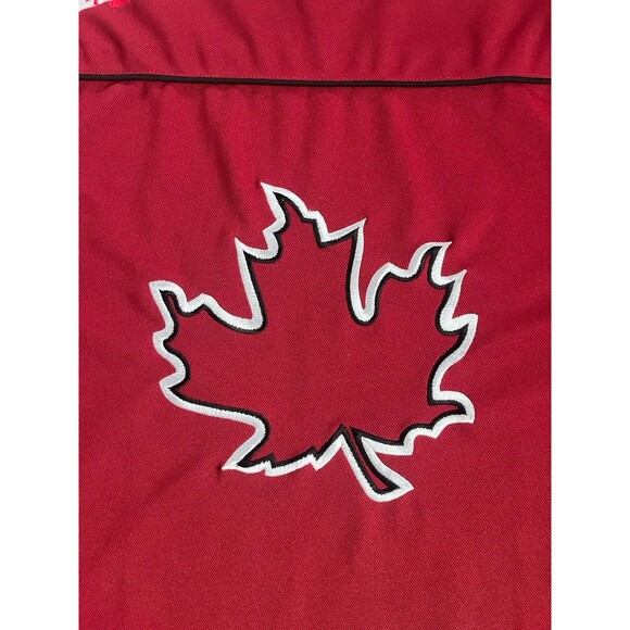 Canada Athletics Team Canada Soccer Hockey Jersey Maple Leaf Embroidered Red L - Picture 4 of 6
